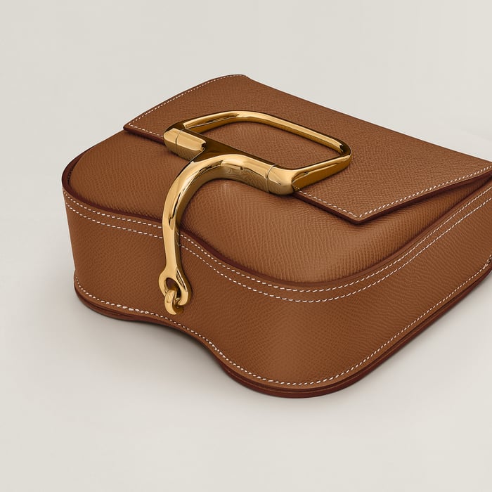 Gold Hermes Della Cavalleria 미니 백