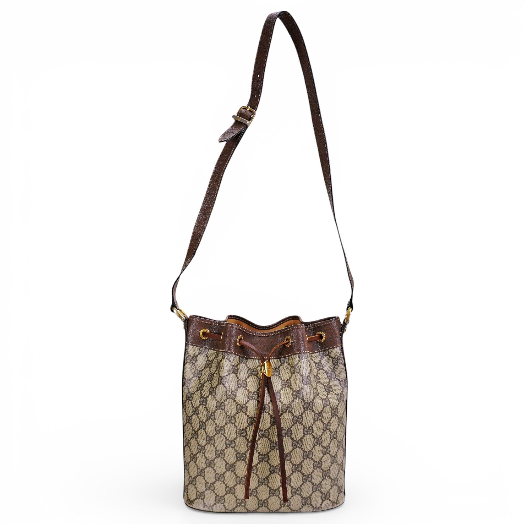 Dionysus Bucket leather crossbody bag