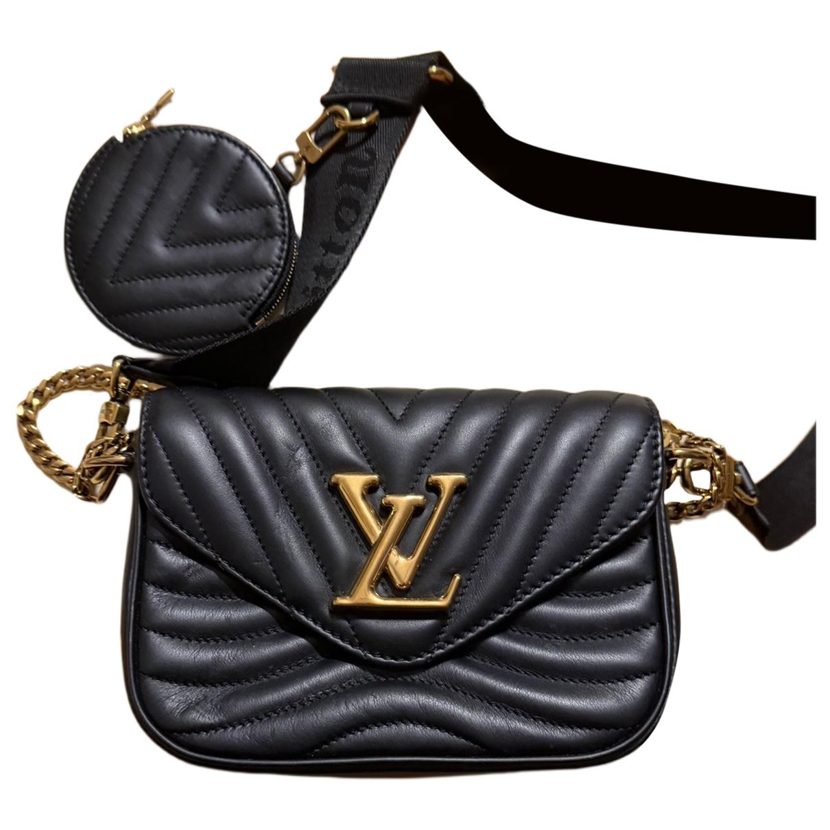 Multi-Pochette New Wave leather crossbody bag