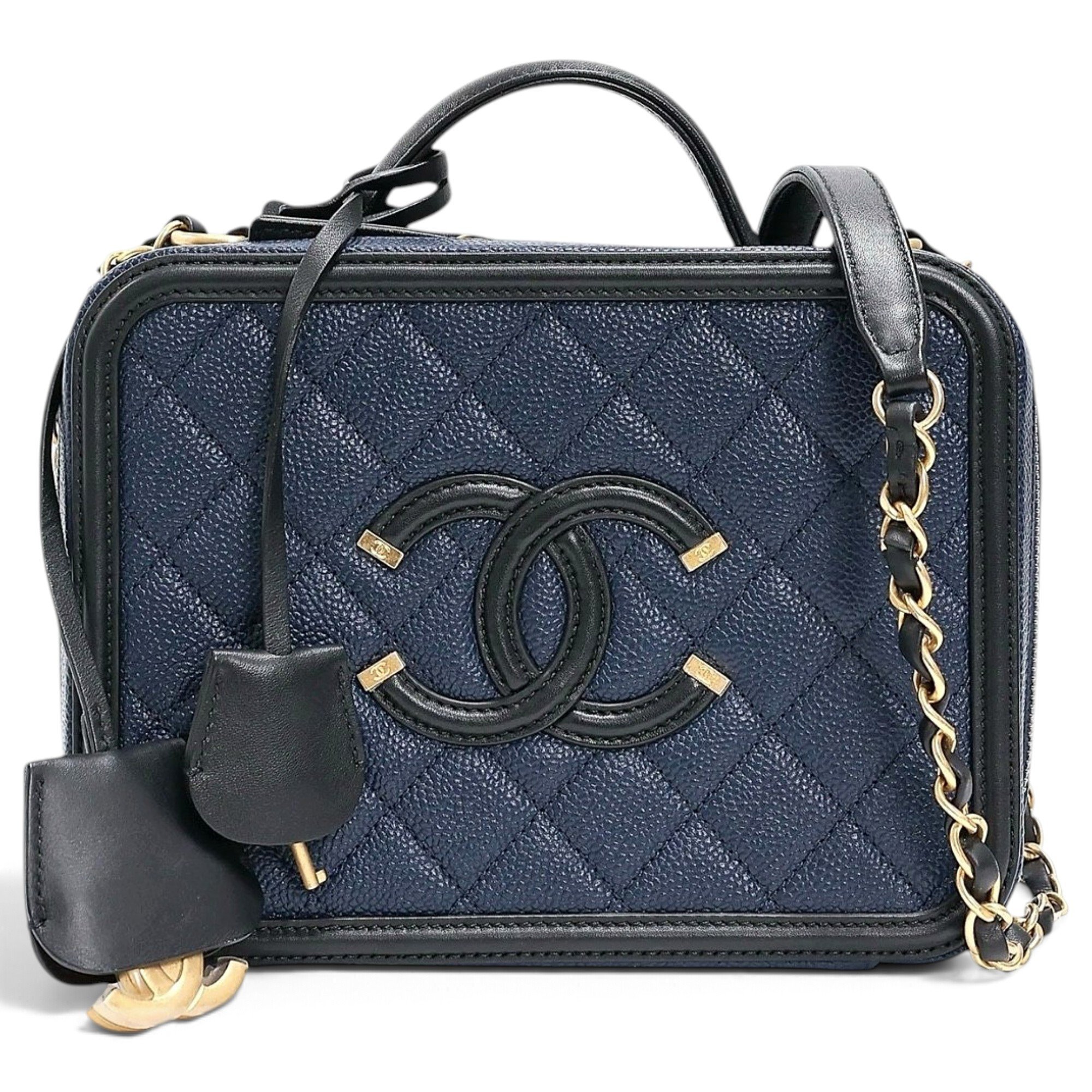Chanel Vanity leather handbag