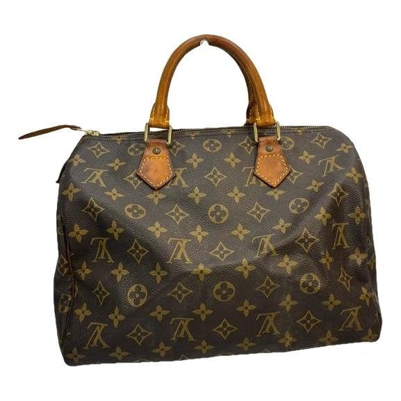 Speedy leather handbag