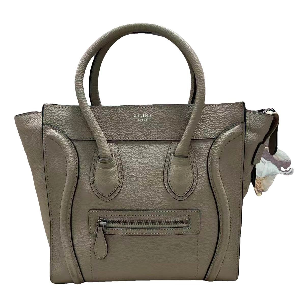 Luggage leather handbag