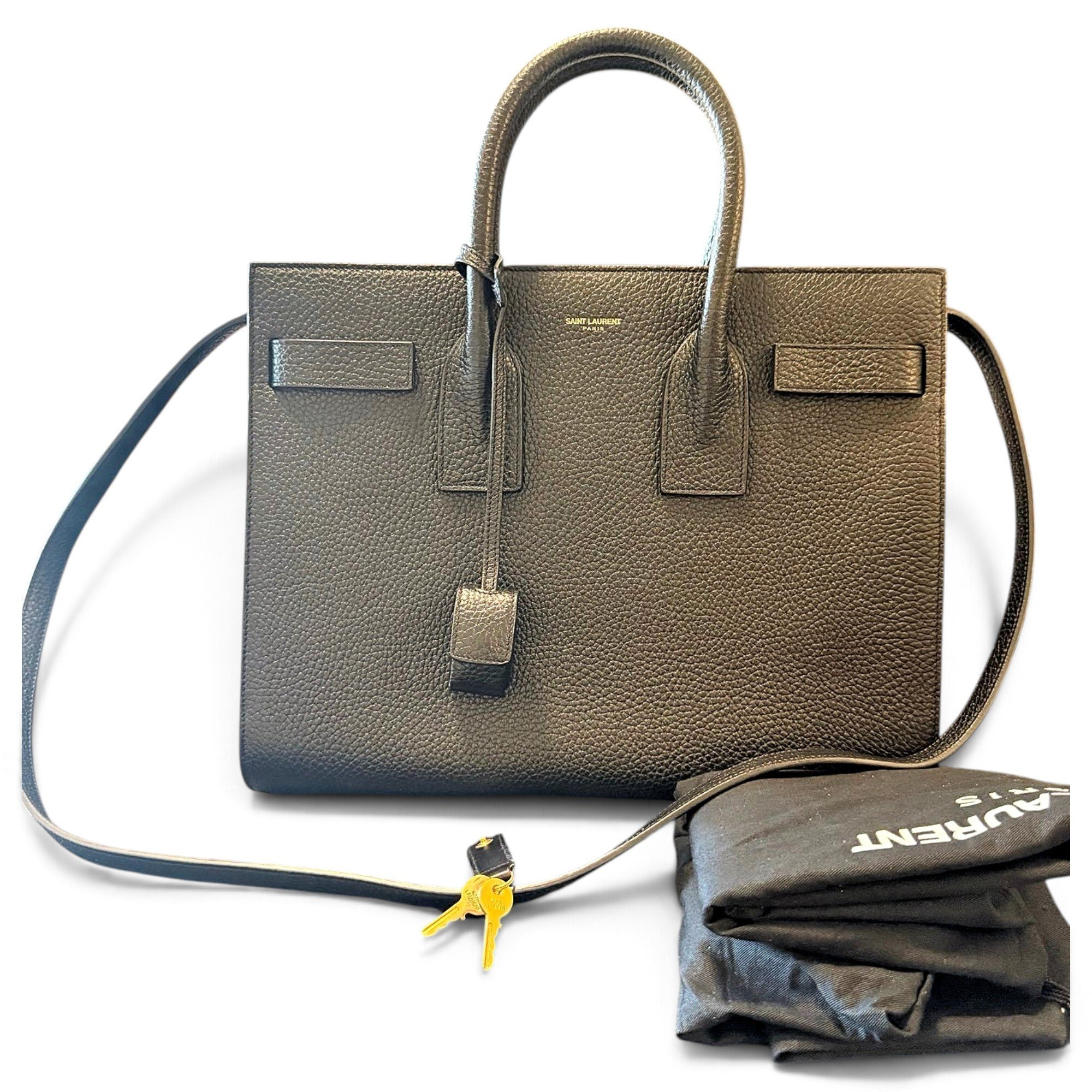 Saint Laurent Sac de Jour leather tote
