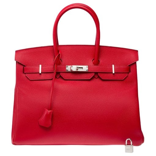 Birkin 35 leather handbag