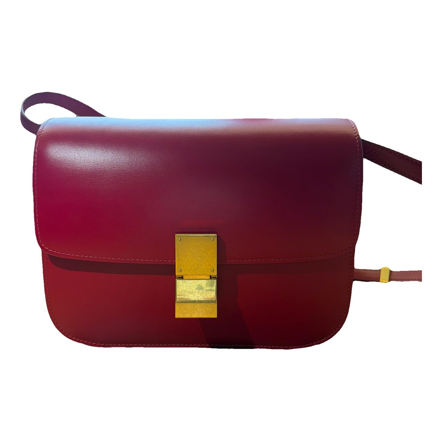Classic leather crossbody bag