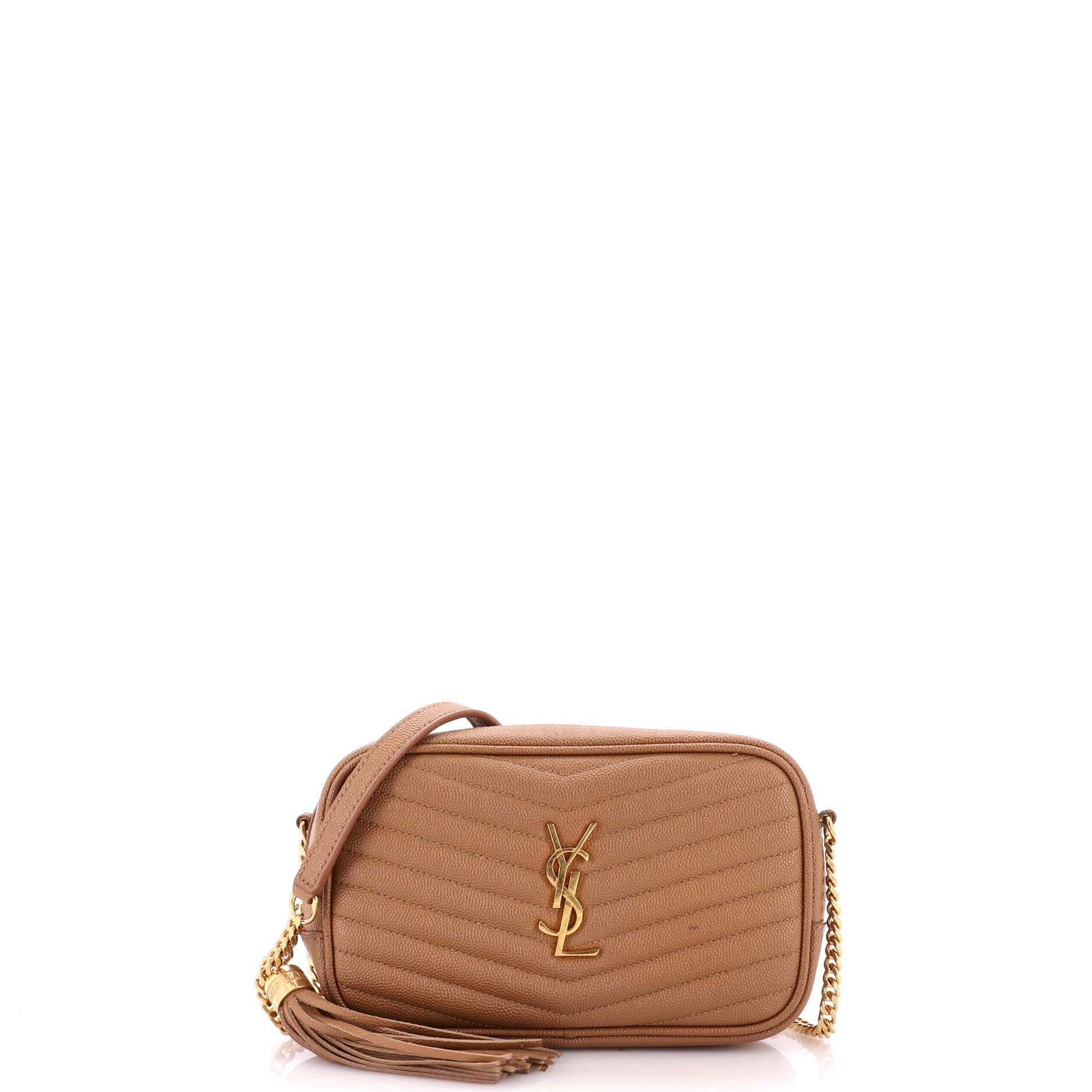 Lou Camera Bag Matelasse Chevron Leather Mini