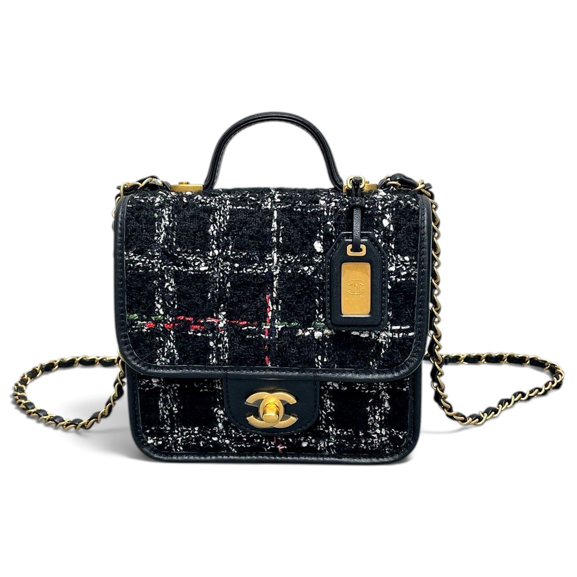 Timeless Classique Top Handle wool crossbody bag