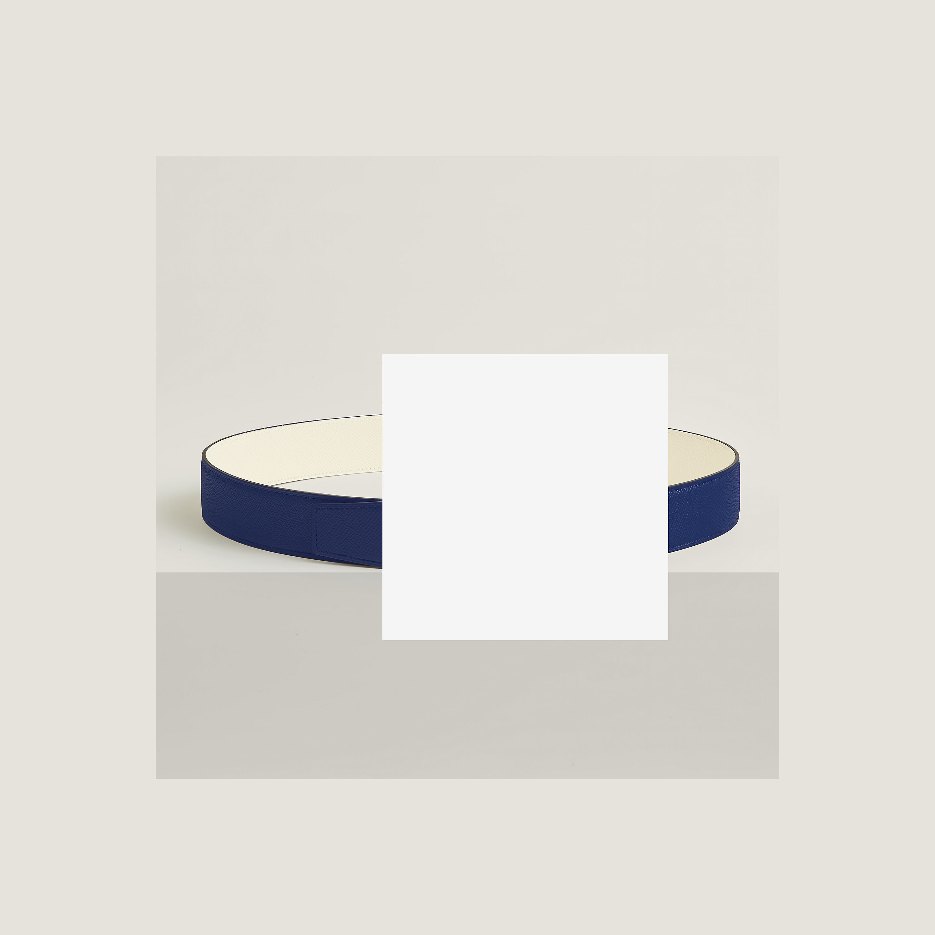 H d'Ancre belt buckle & Reversible leather strap 38 mm