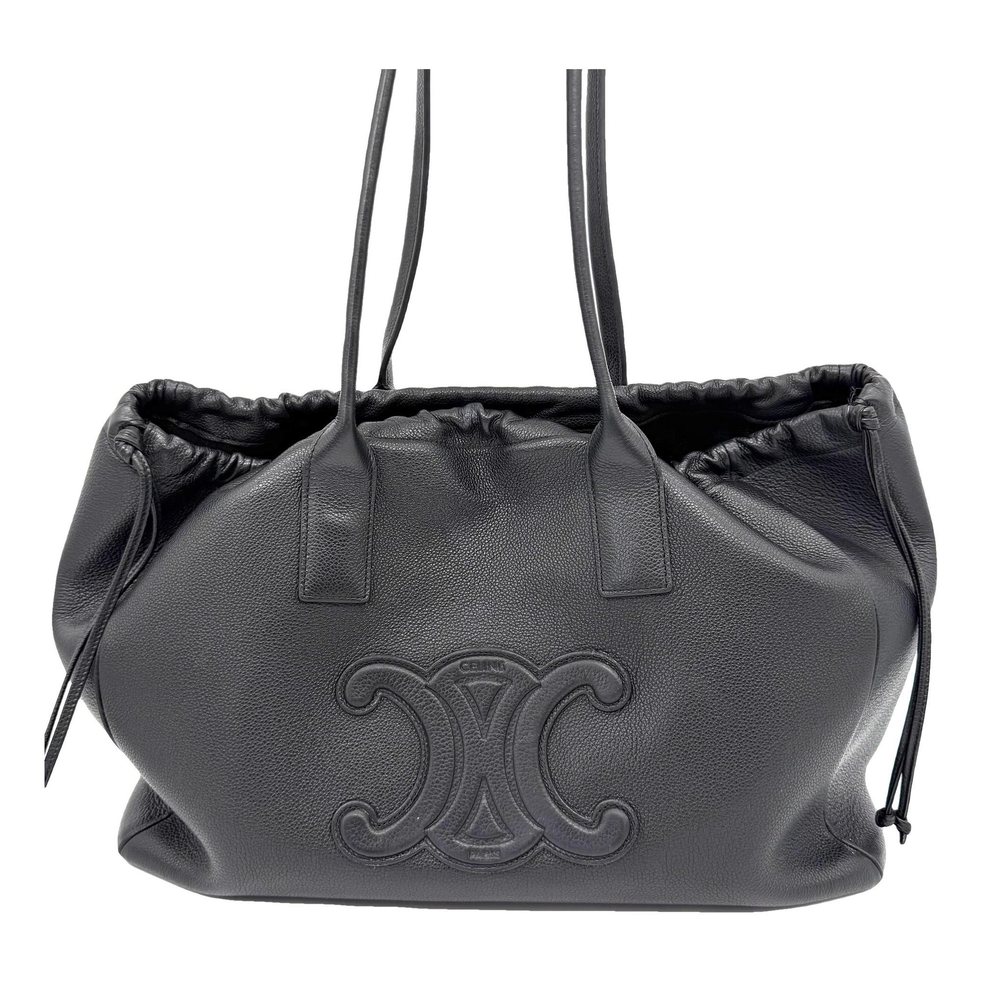Leather tote