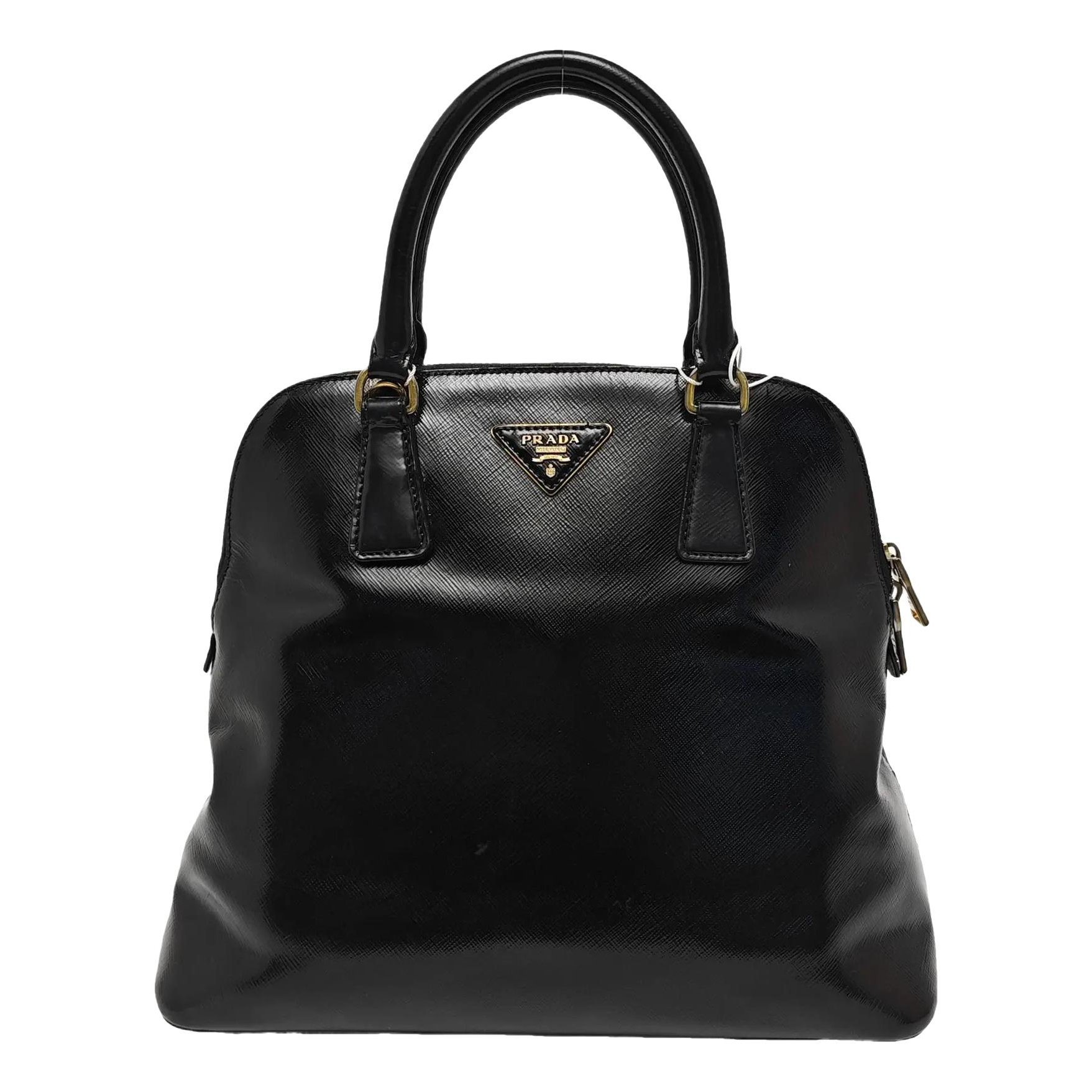 Promenade leather handbag