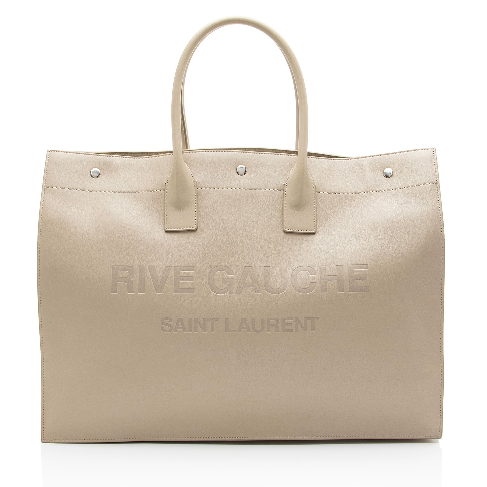 Rive Gauche leather tote