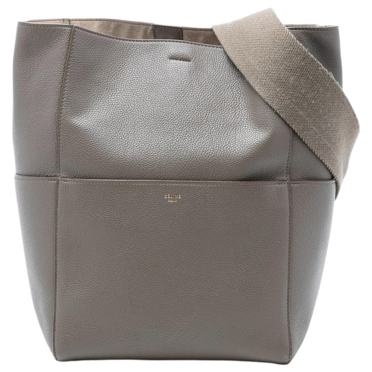 Seau Sangle leather bag