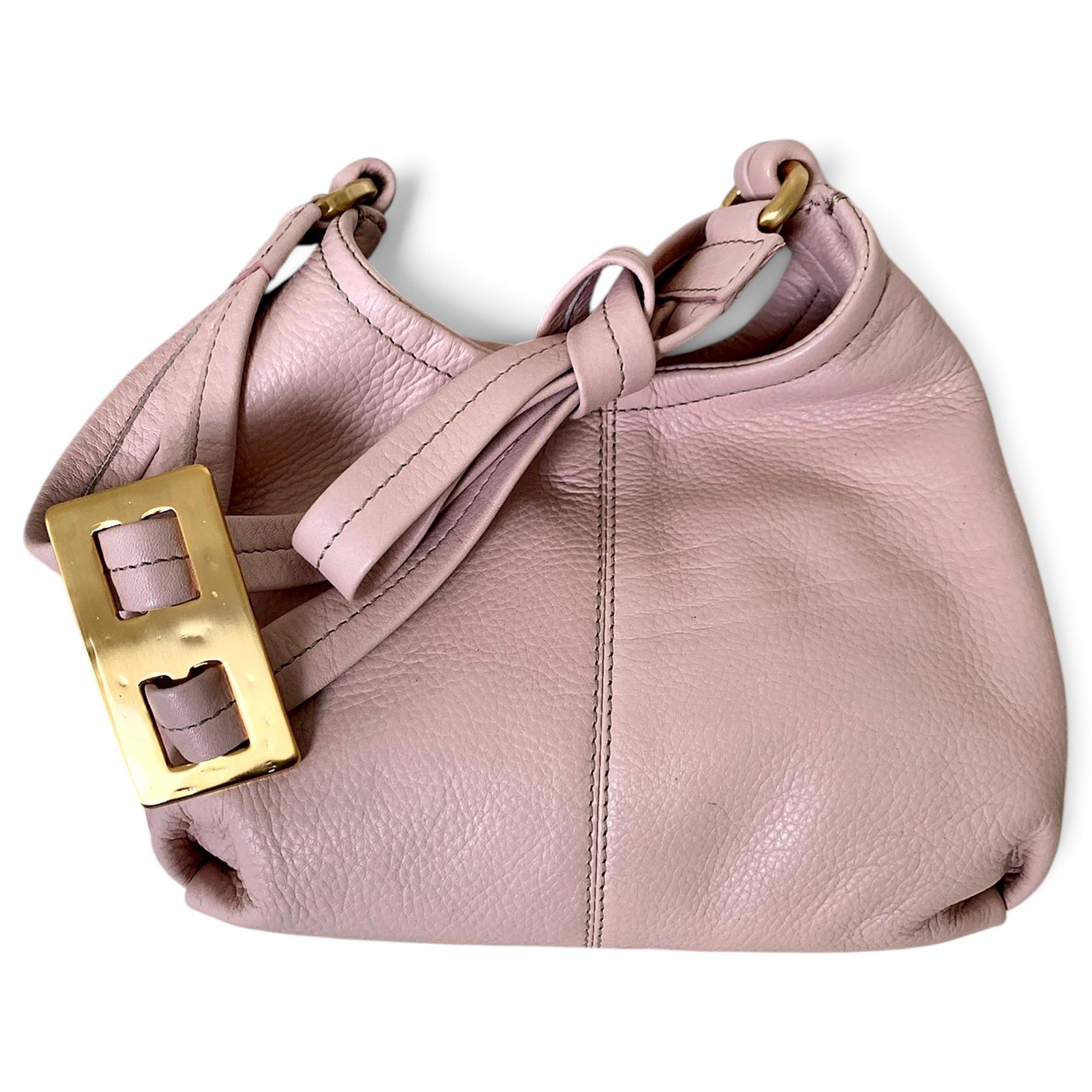 Marine leather handbag