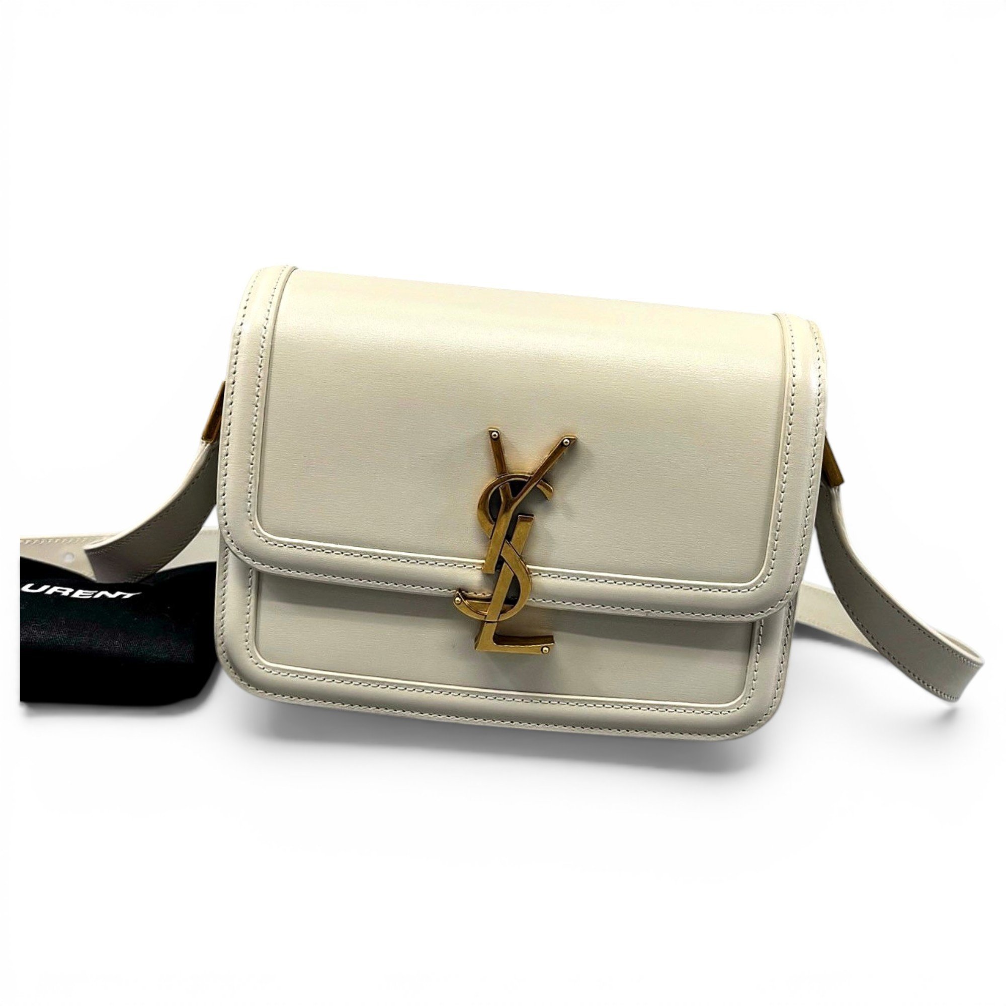 Solférino leather handbag