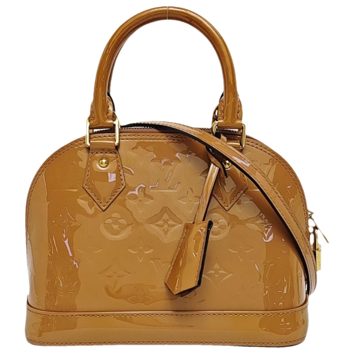 Alma patent leather handbag