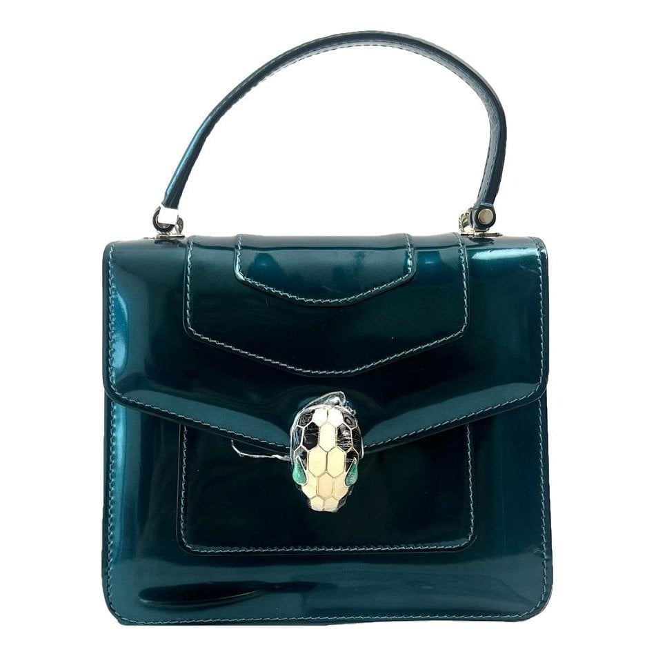 Serpenti leather handbag