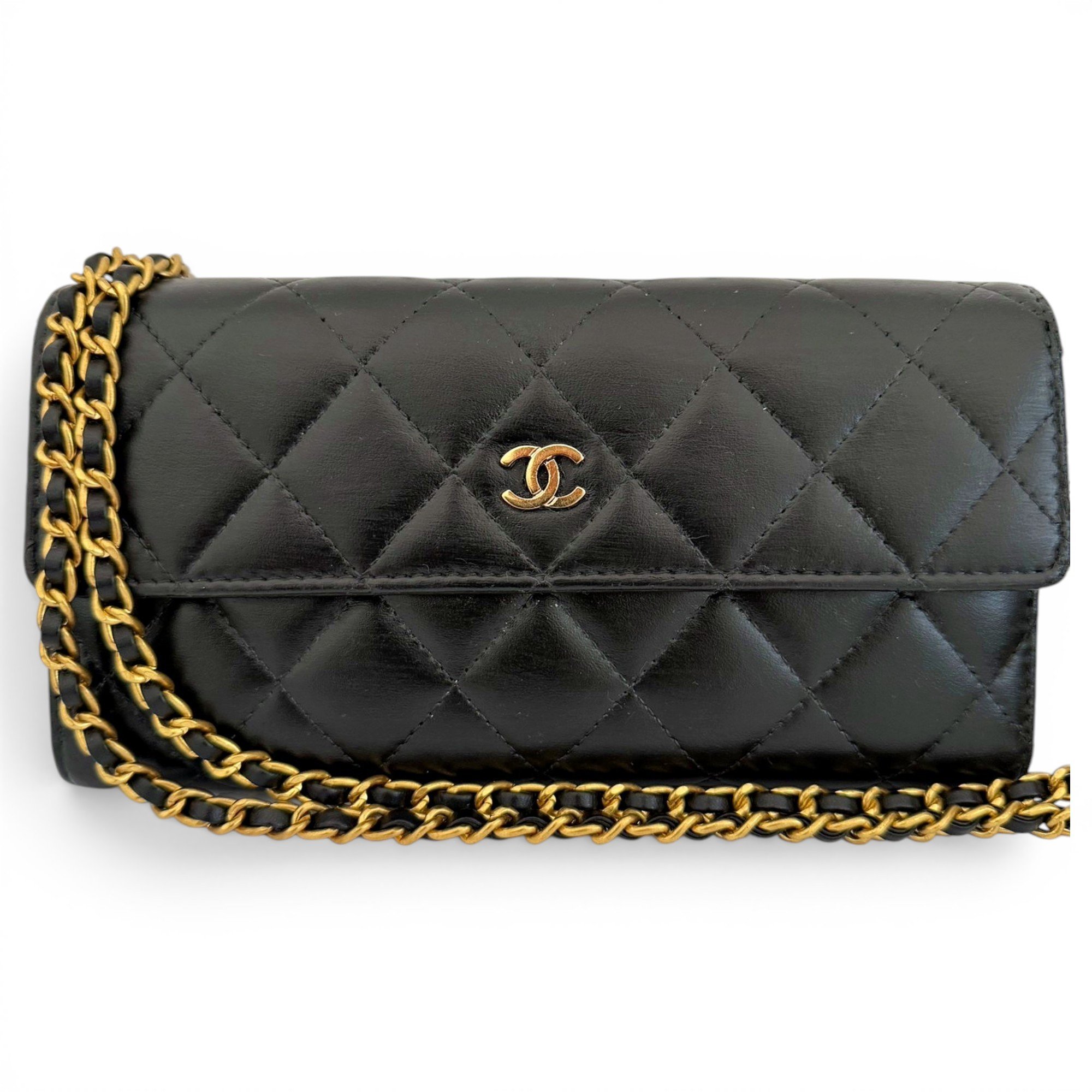 Wallet On Chain Timeless/Classique leather crossbody bag