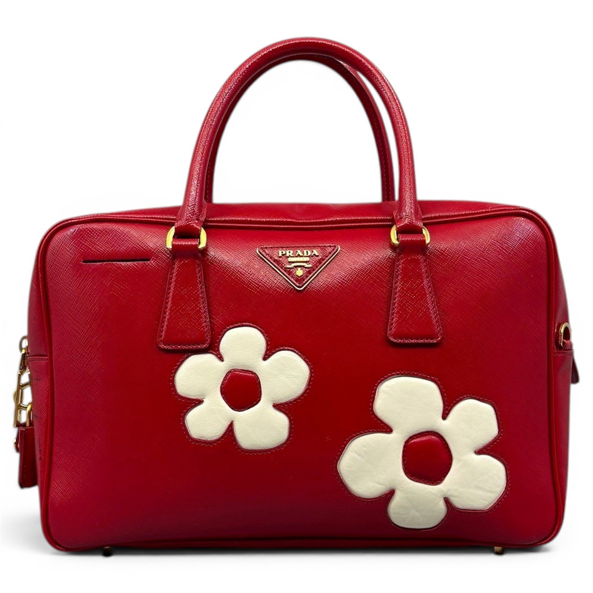 Galleria leather bowling bag
