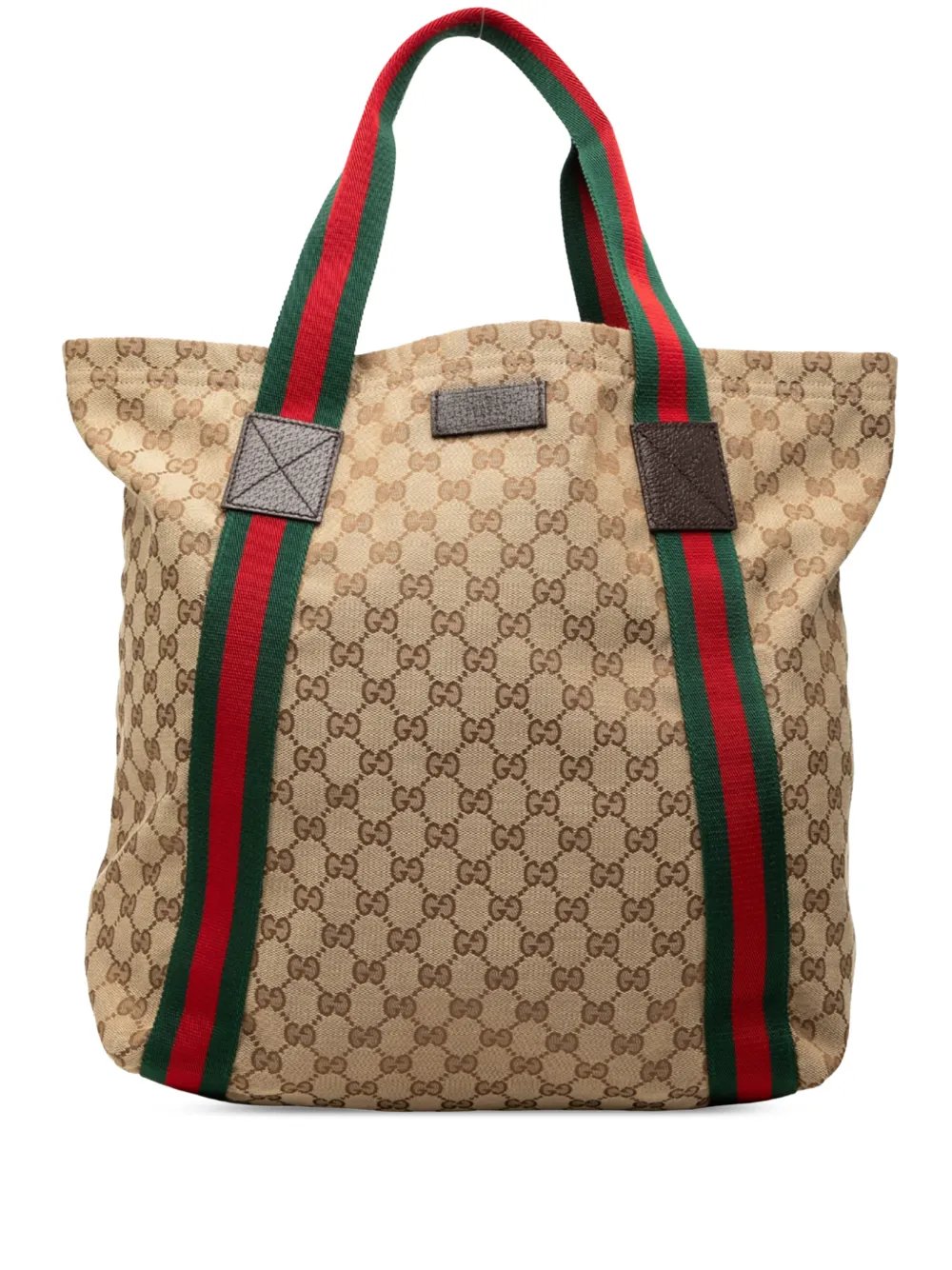 2000-2015 GG Canvas Web tote bag