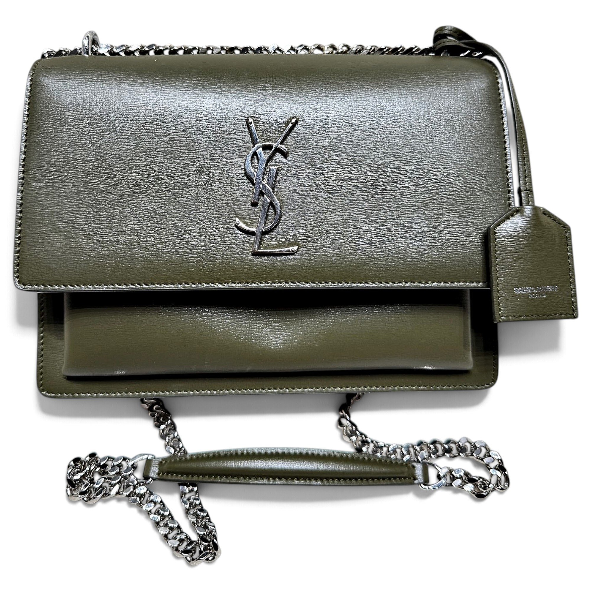 Sunset leather handbag