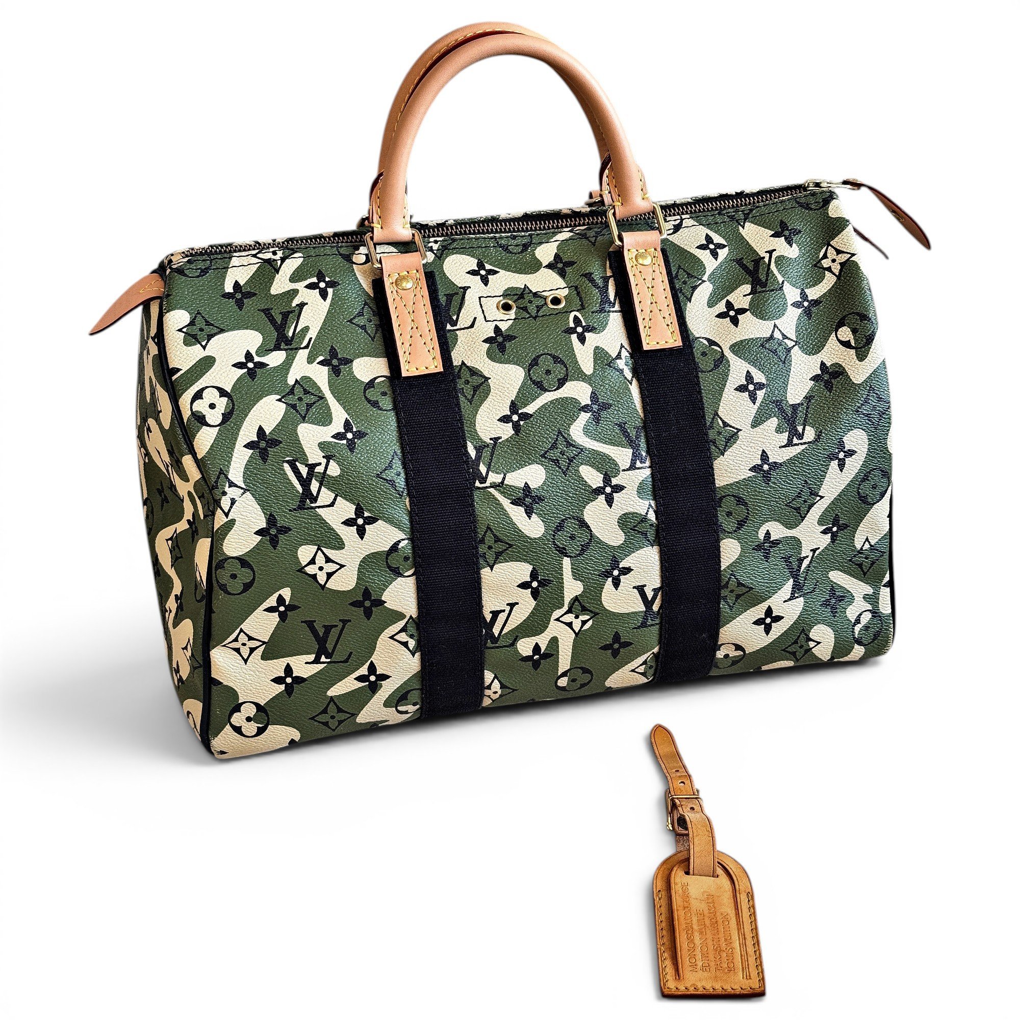 Speedy linen handbag