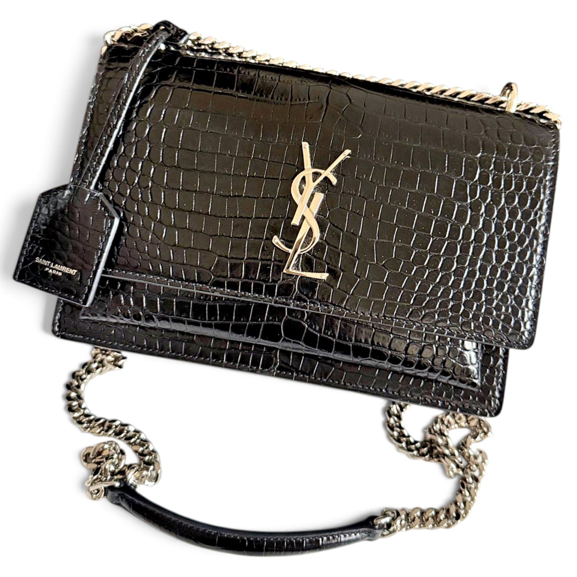 Sunset leather handbag