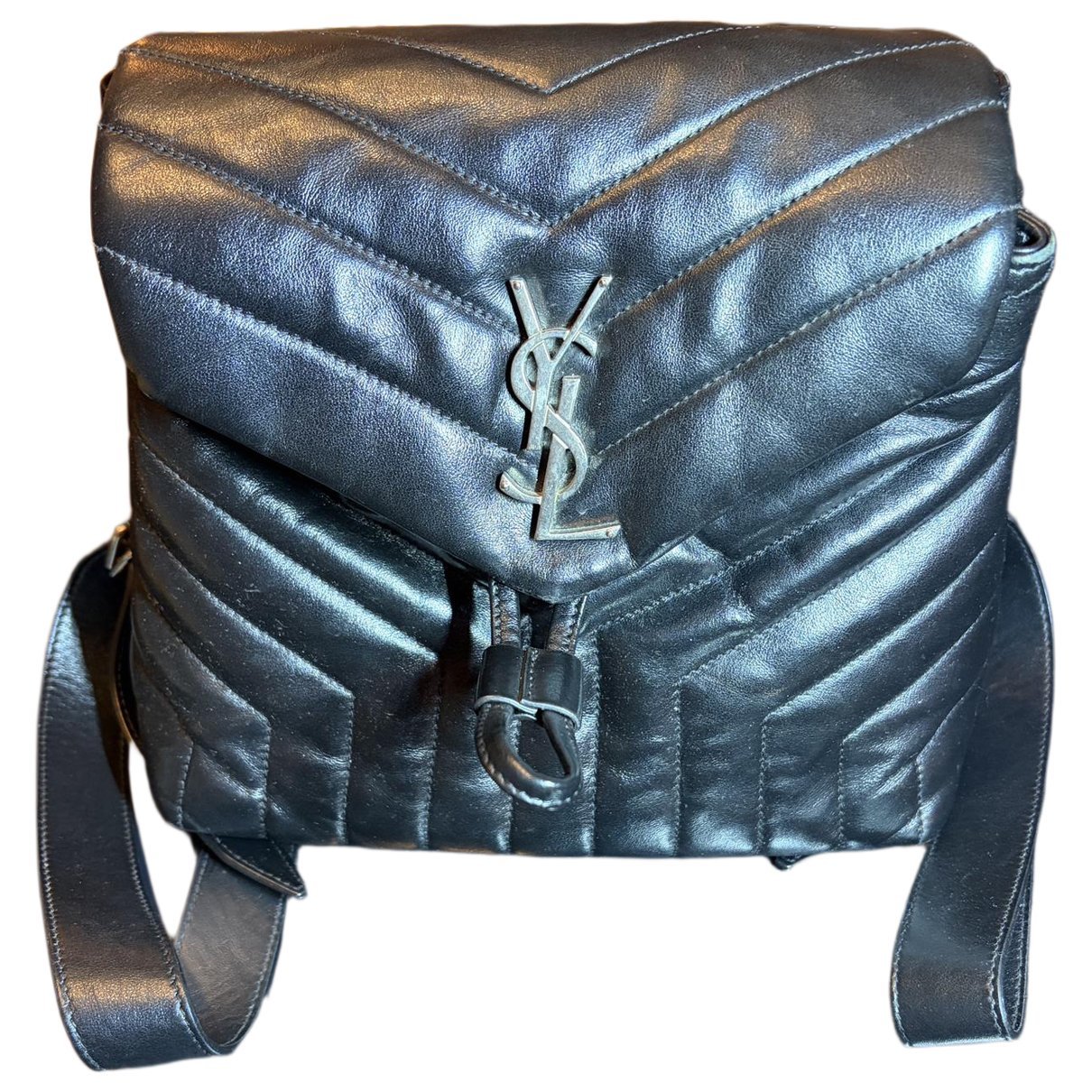 Loulou leather backpack