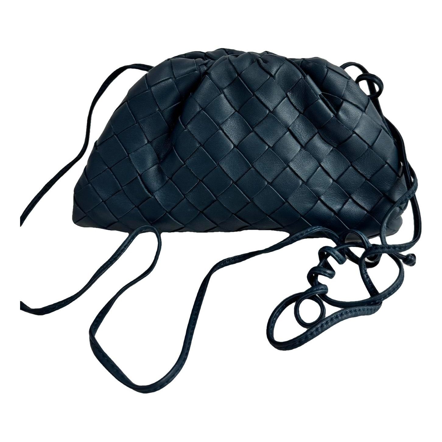 Pouch leather handbag