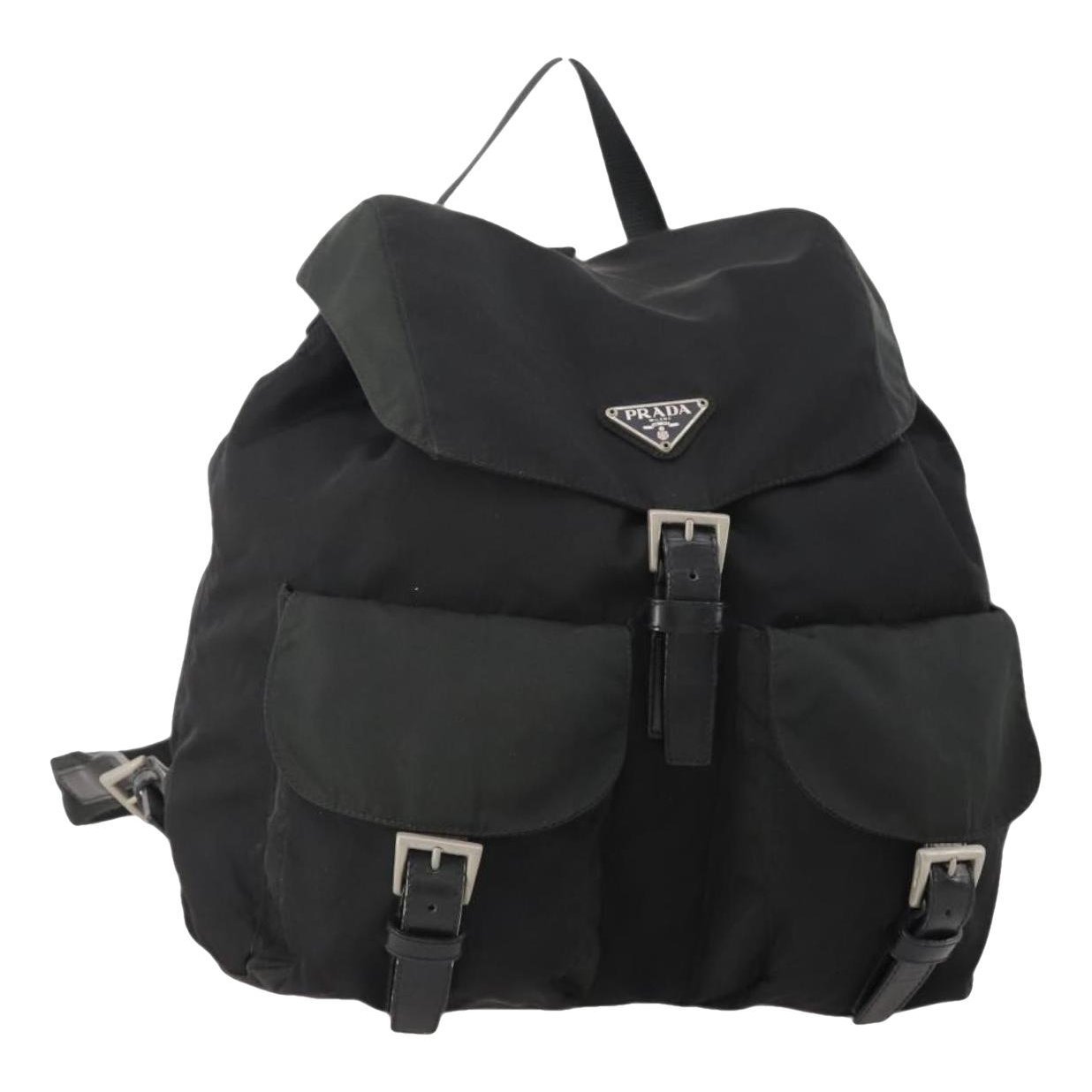 Leather backpack