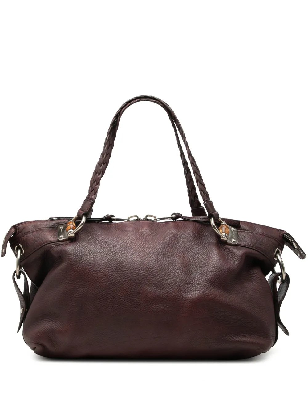 2000-2015 Medium Leather Bamboo Bar tote bag