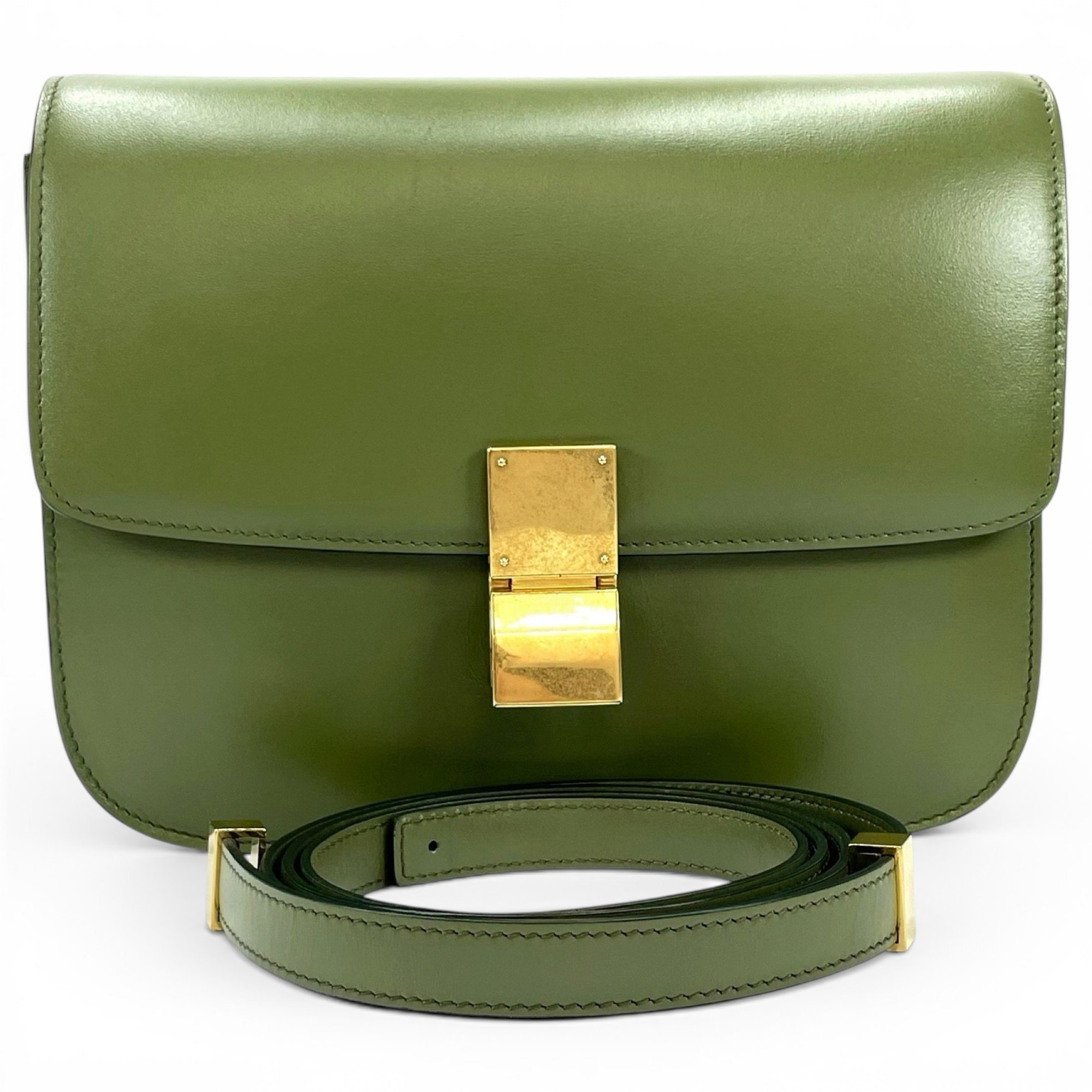 Classic leather handbag