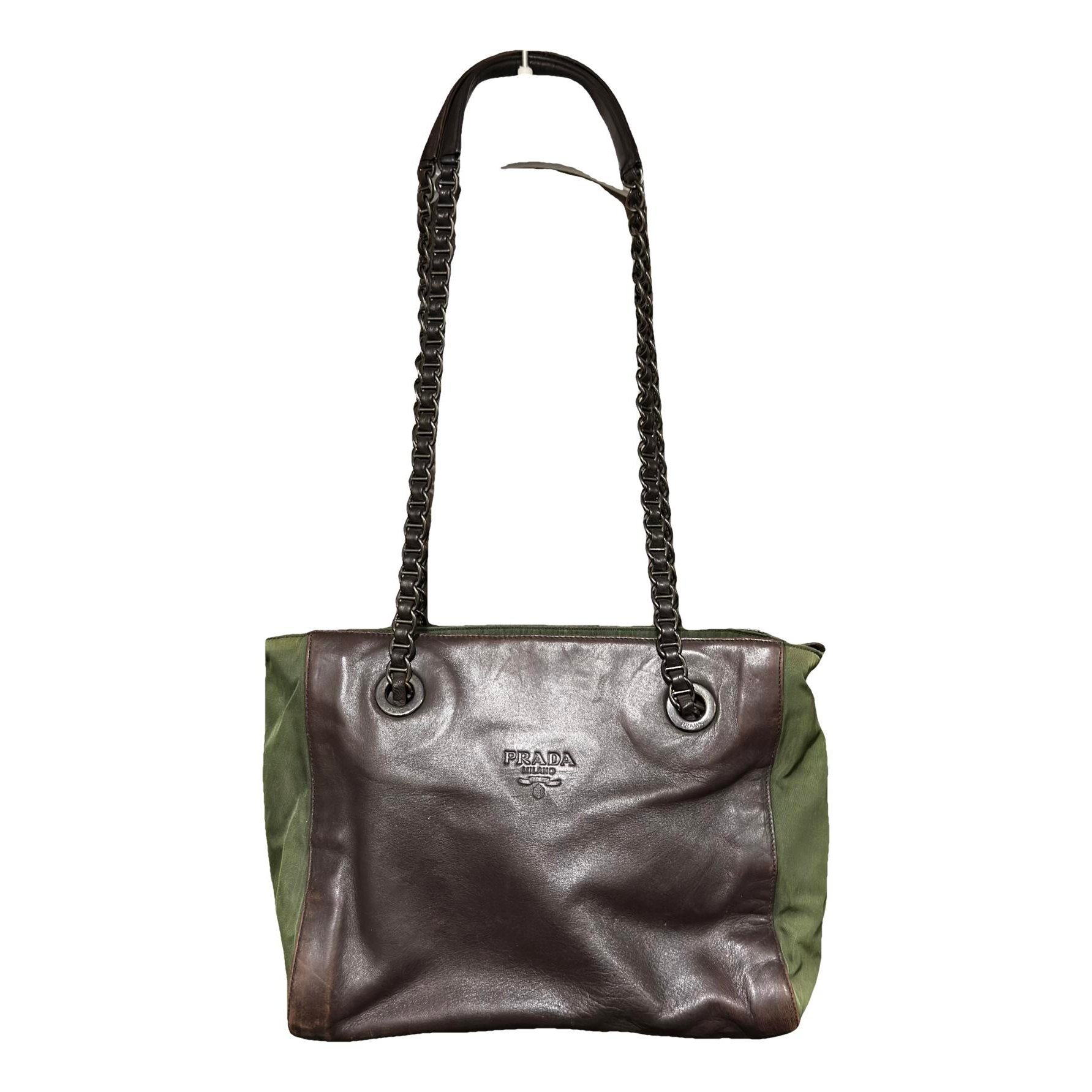 Leather tote