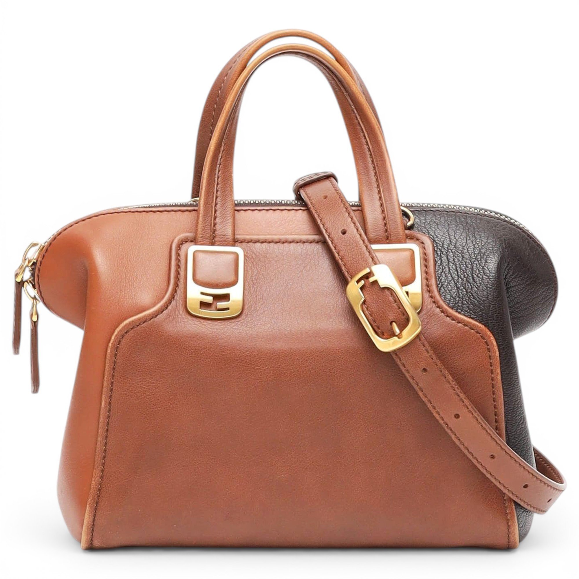 Chameleon leather handbag