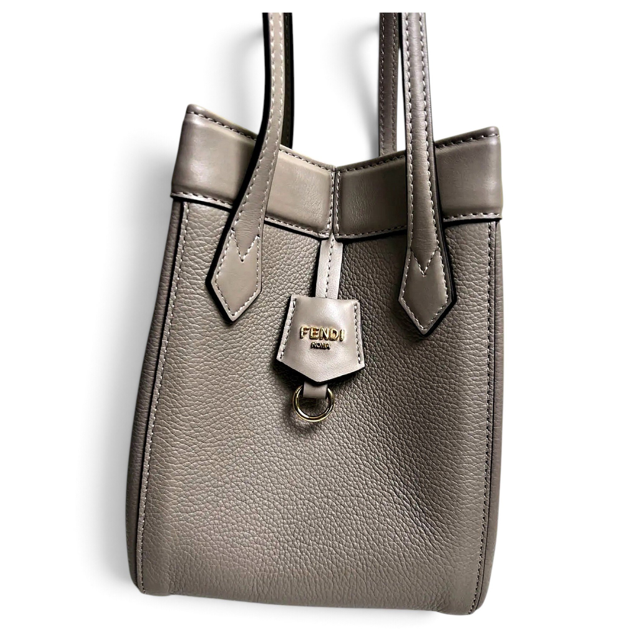 Origami leather handbag