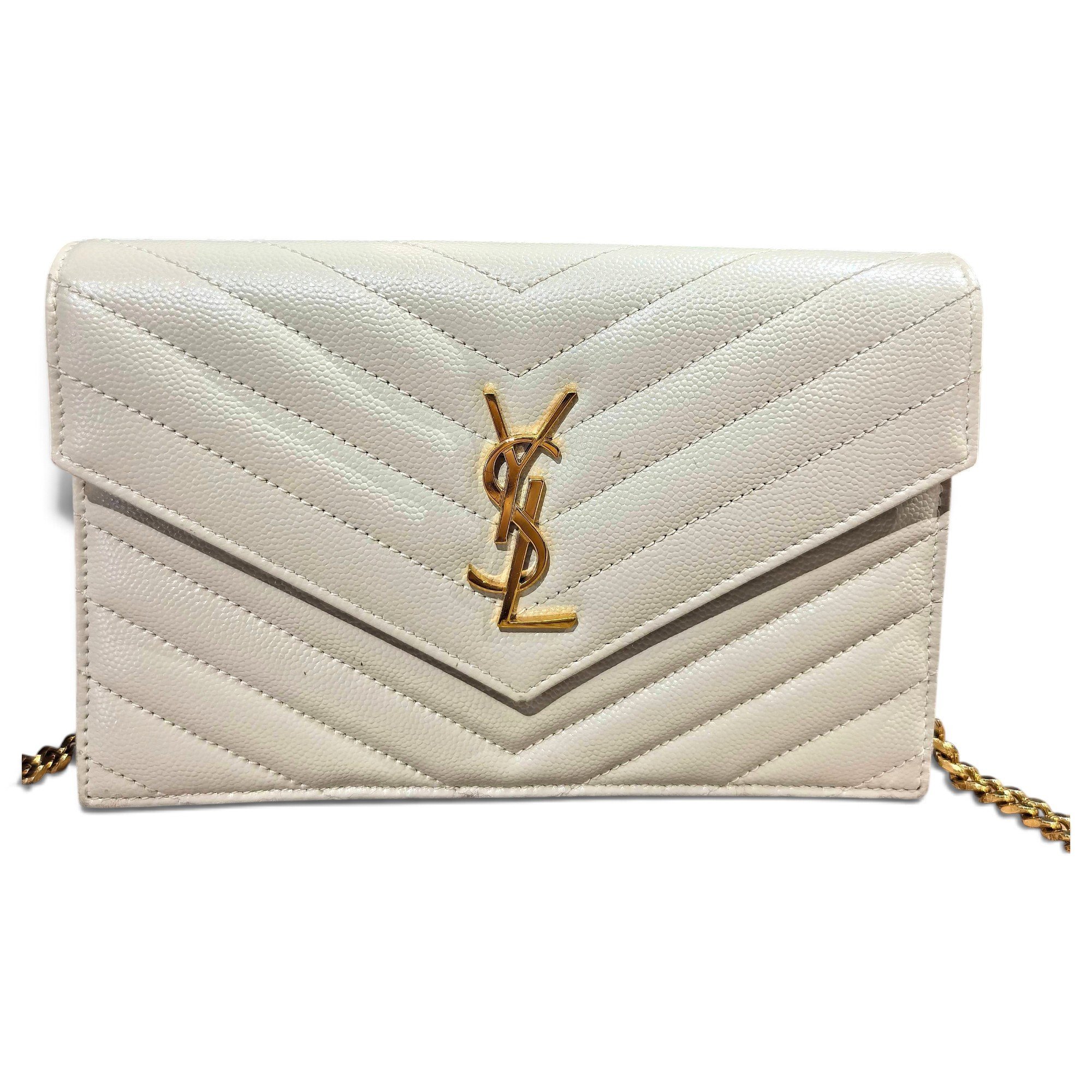 Portefeuille enveloppe leather crossbody bag