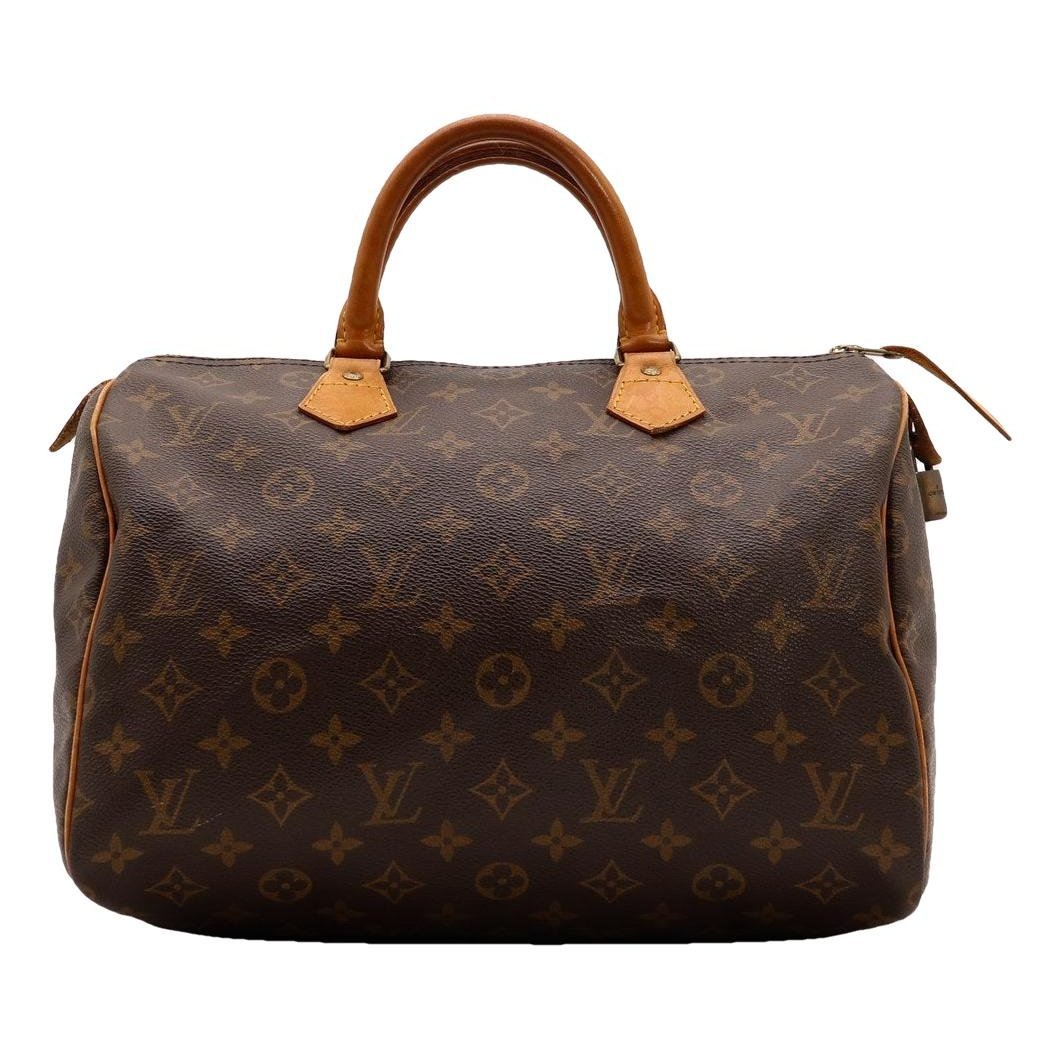 Speedy leather handbag