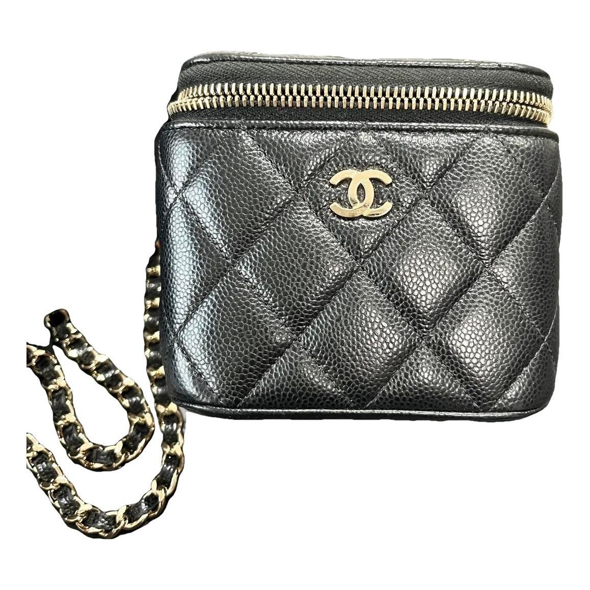 Trendy CC Vanity leather handbag