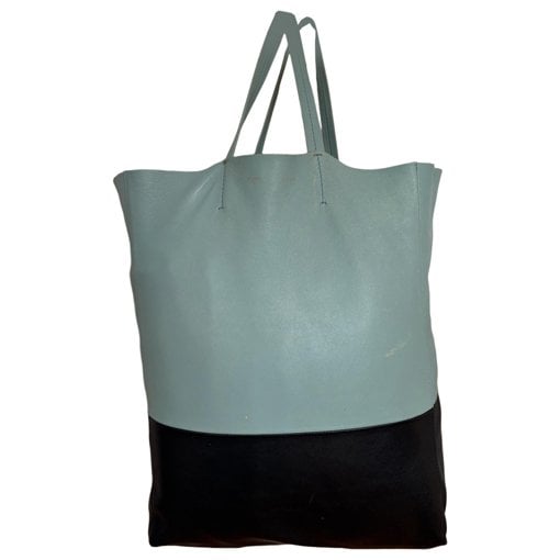 Cabas leather tote