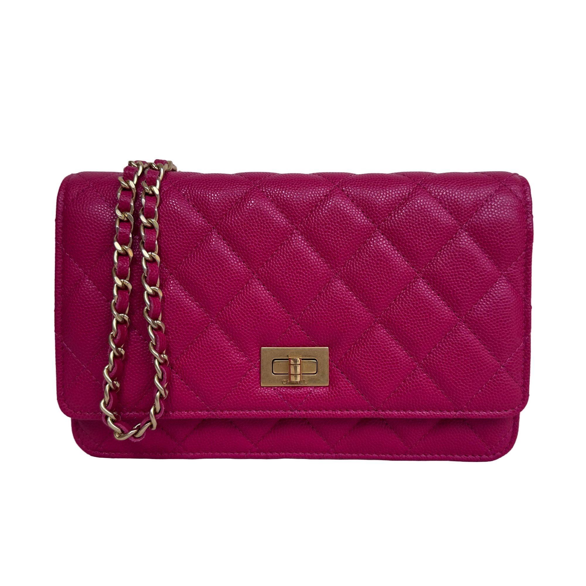 Wallet On Chain 2.55 leather crossbody bag
