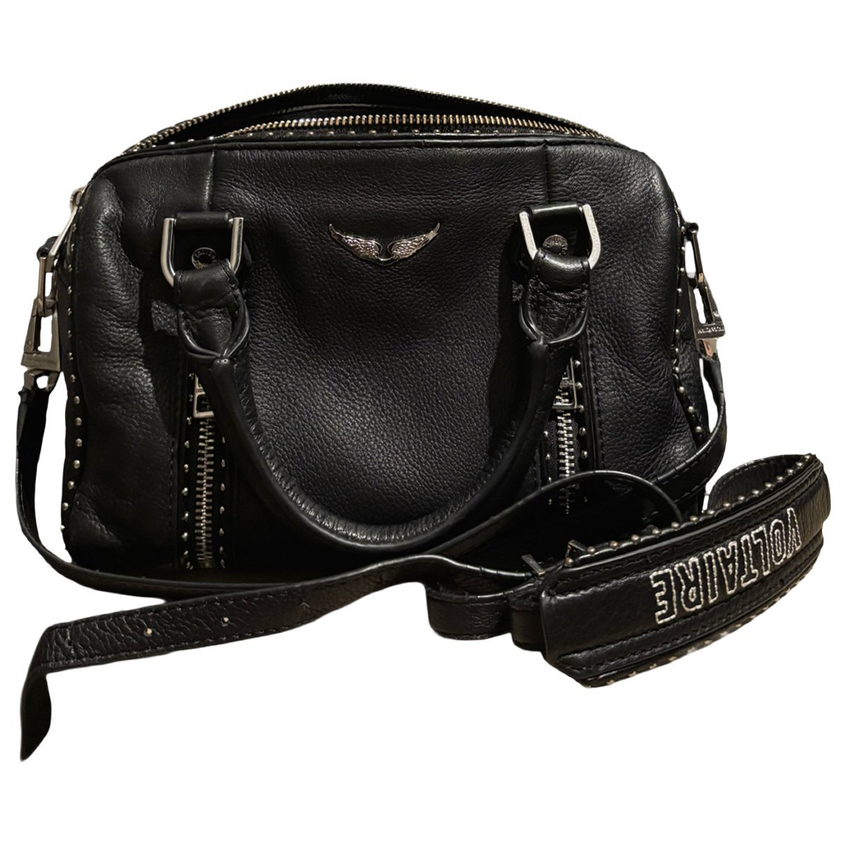 Sunny leather bowling bag