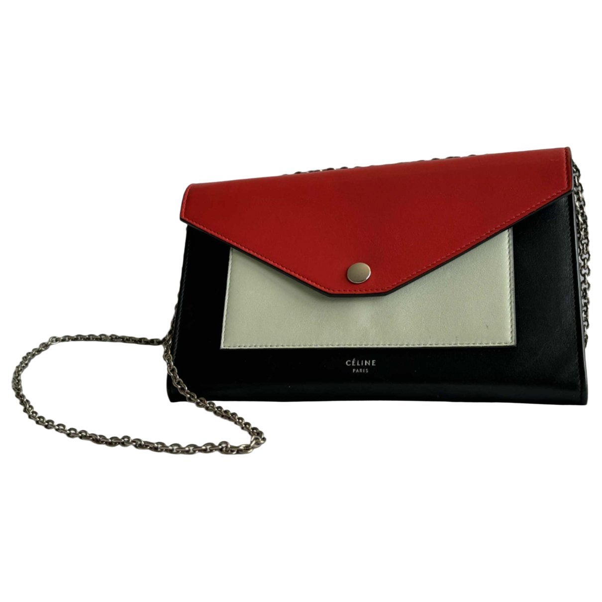 Pocket leather crossbody bag