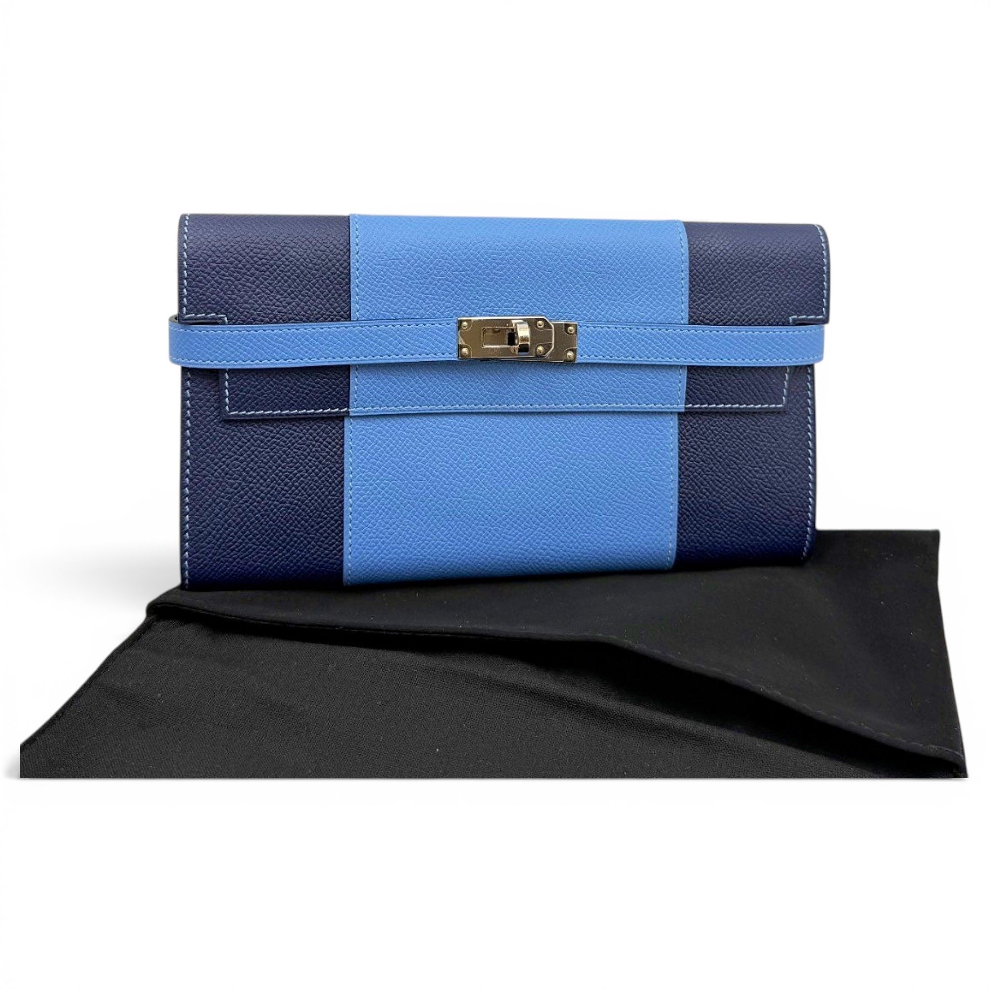Kelly to go leather clutch bag