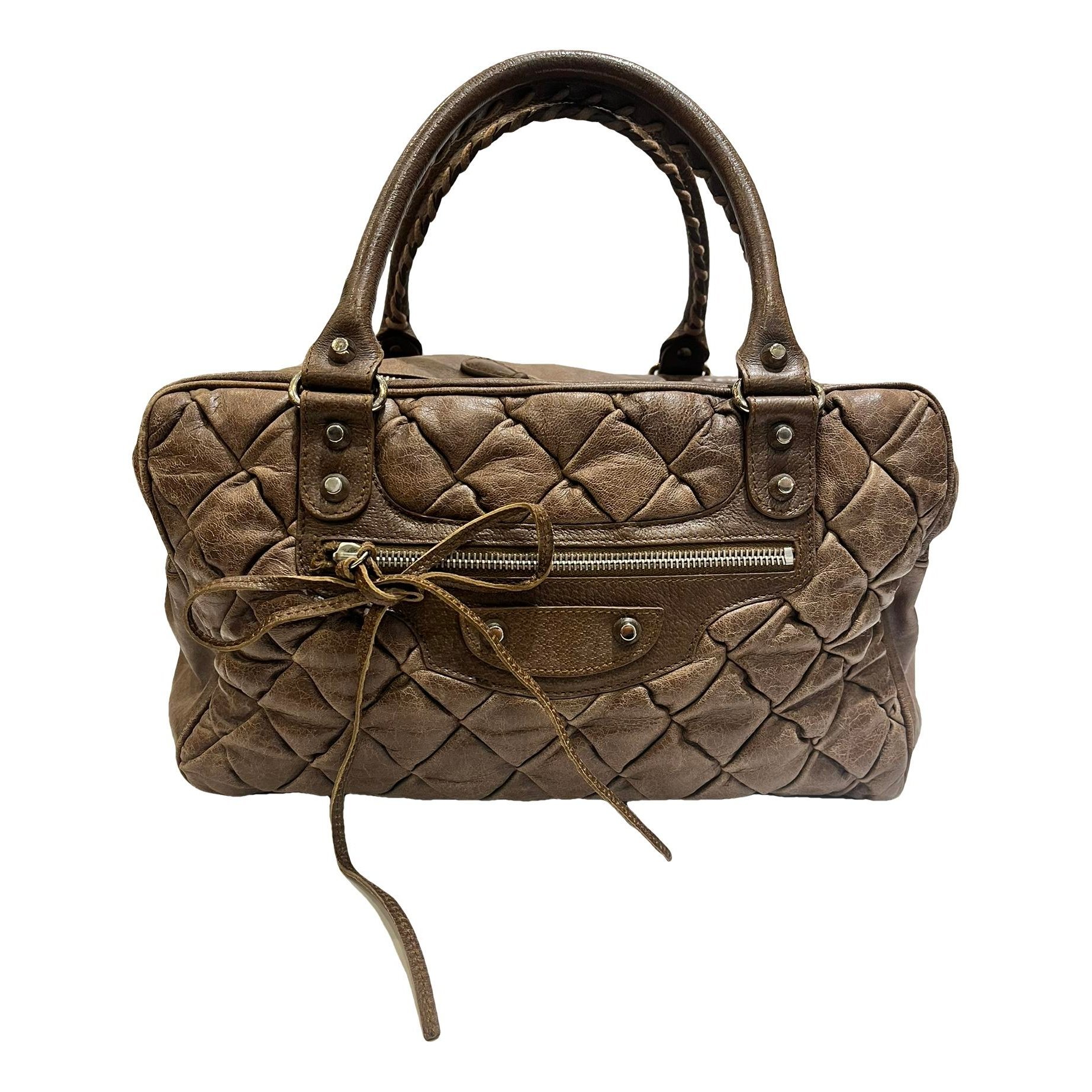 Leather handbag