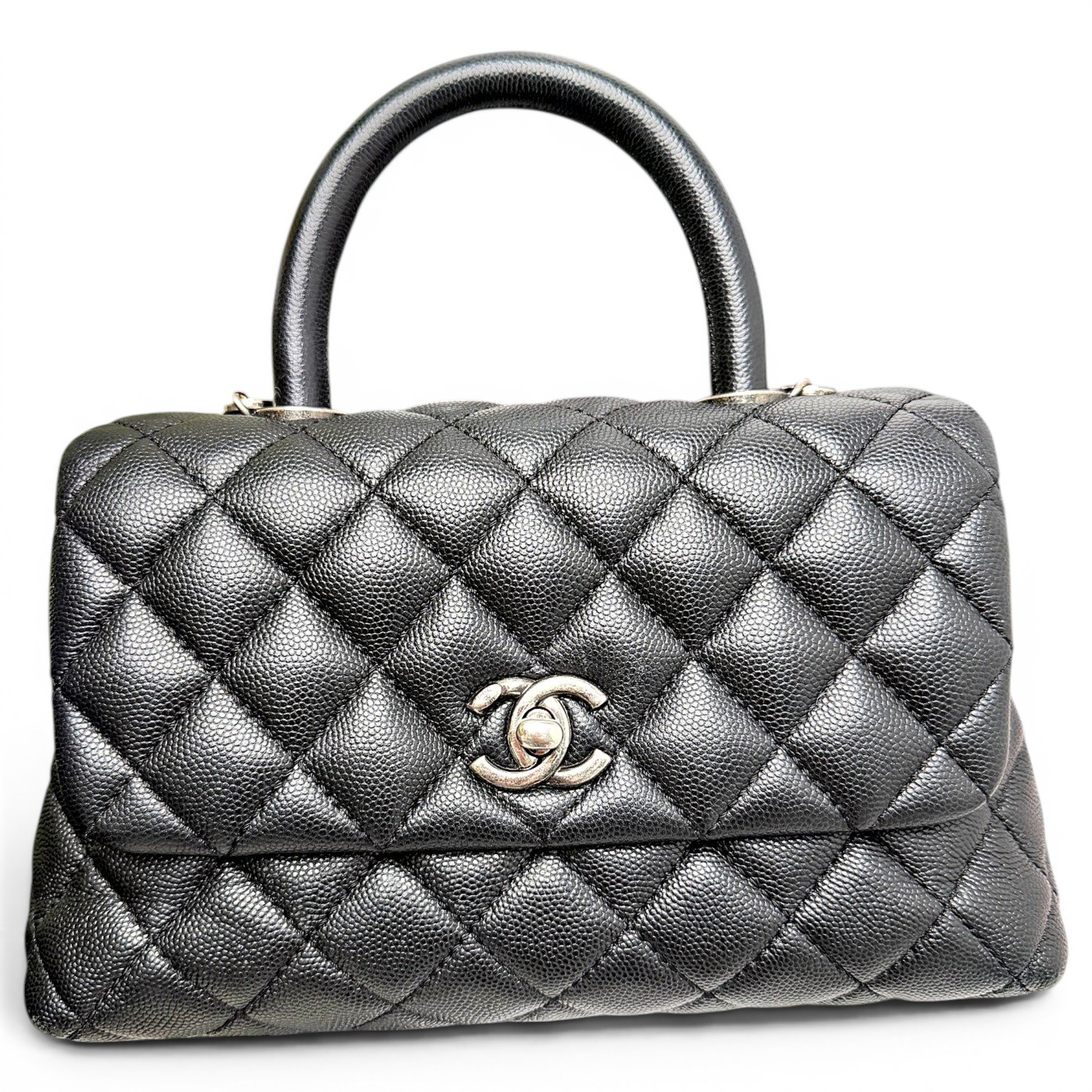 Coco Handle leather handbag