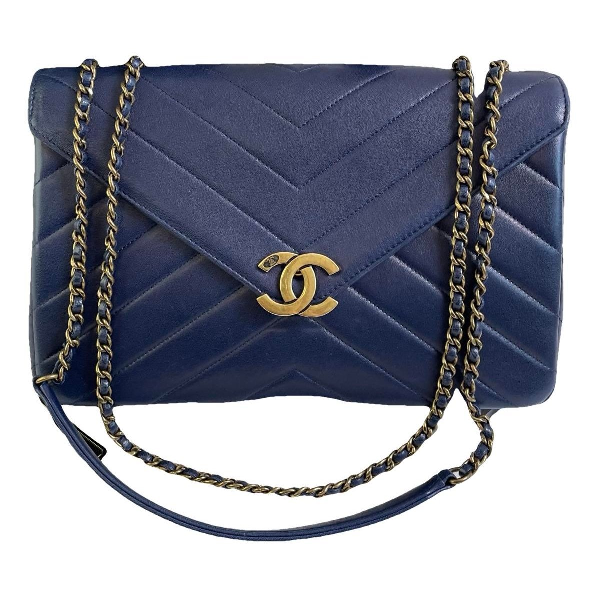 Statement leather handbag