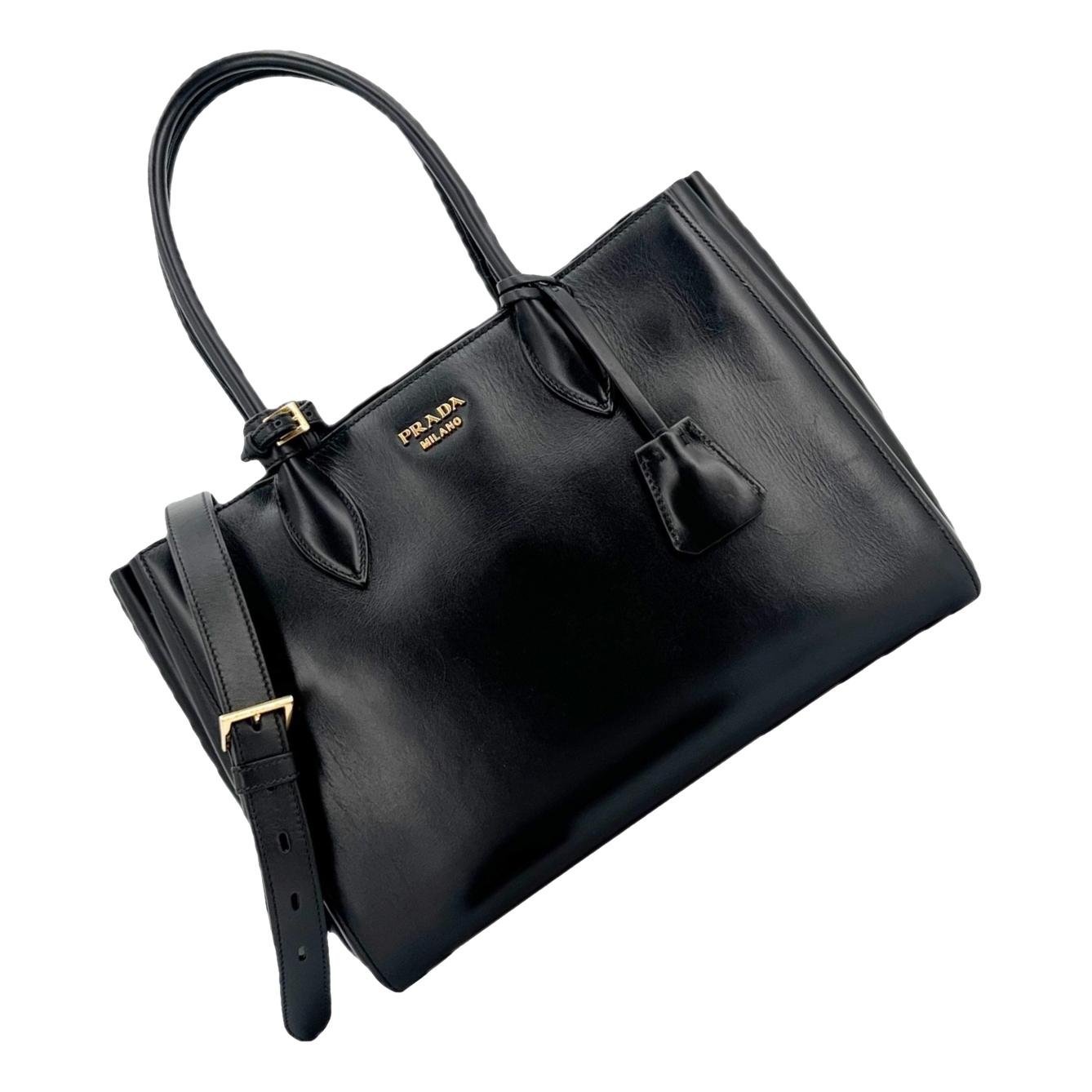 Bibliothèque leather handbag