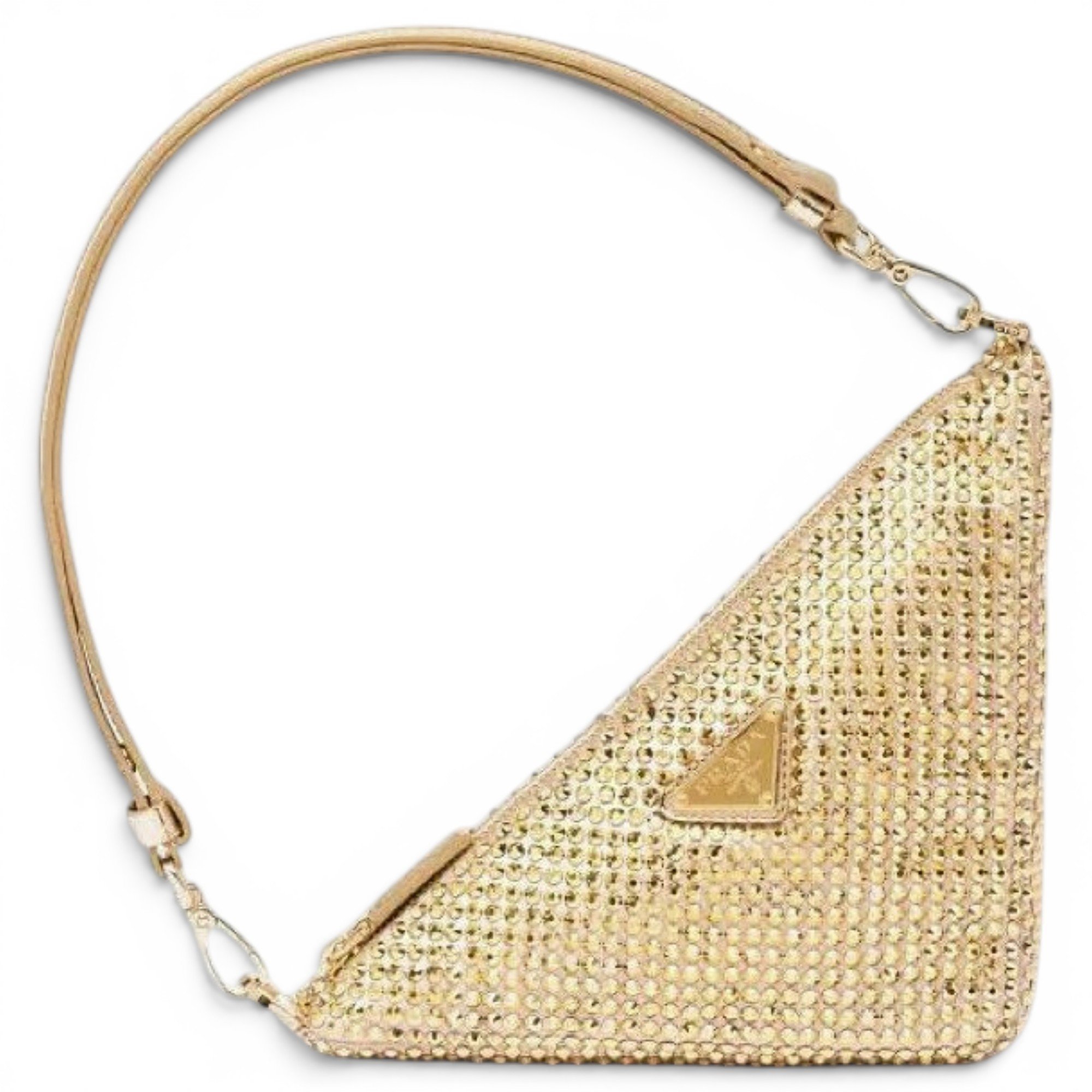 Triangle cloth handbag