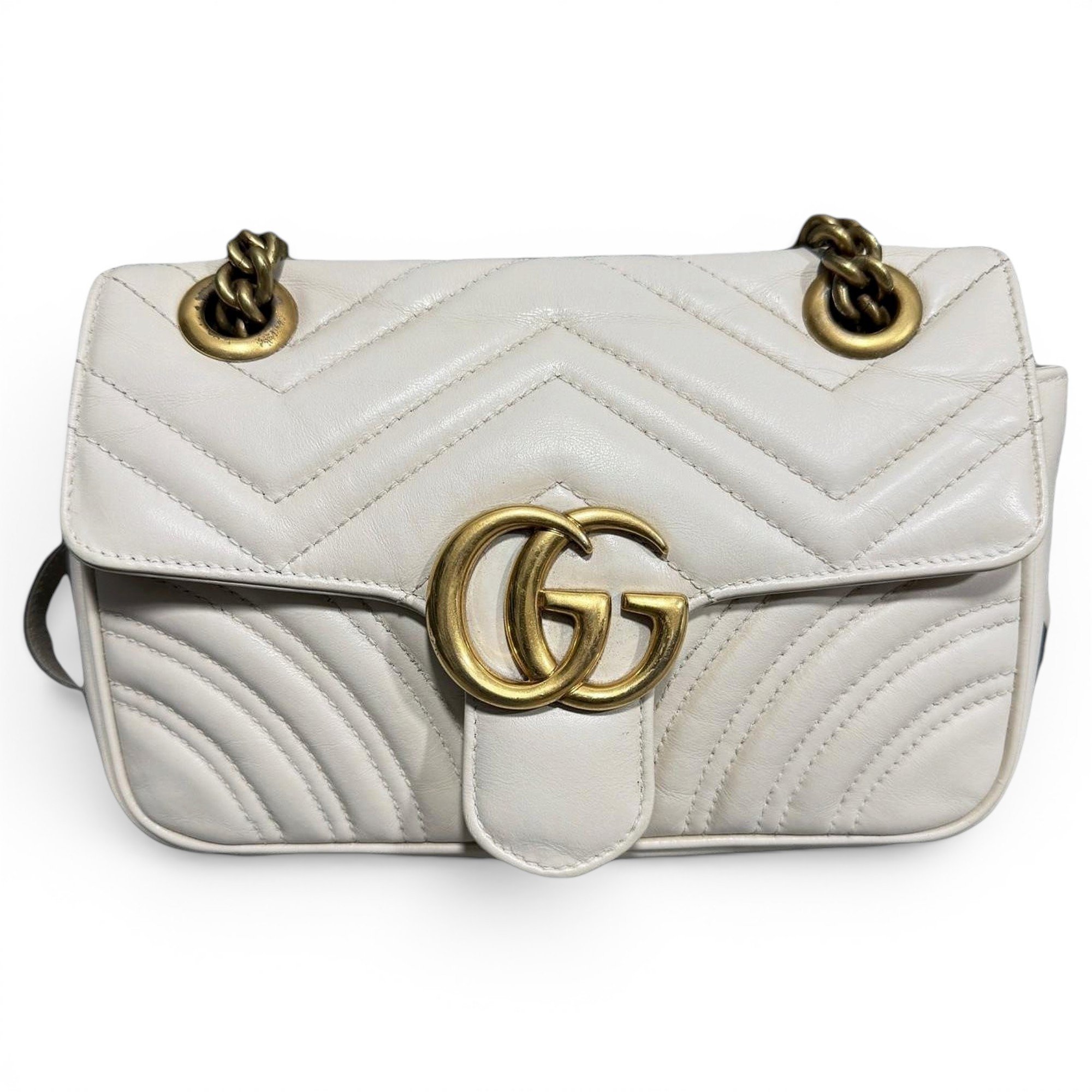 GG Marmont Flap leather handbag
