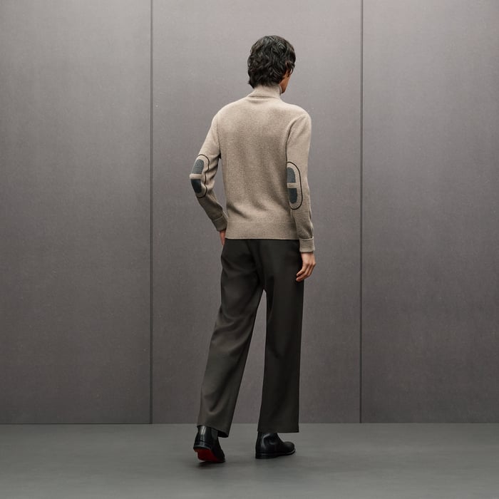 Vigoureux "Maillon Chaine d'Ancre" Zipped Cashmere Jacket