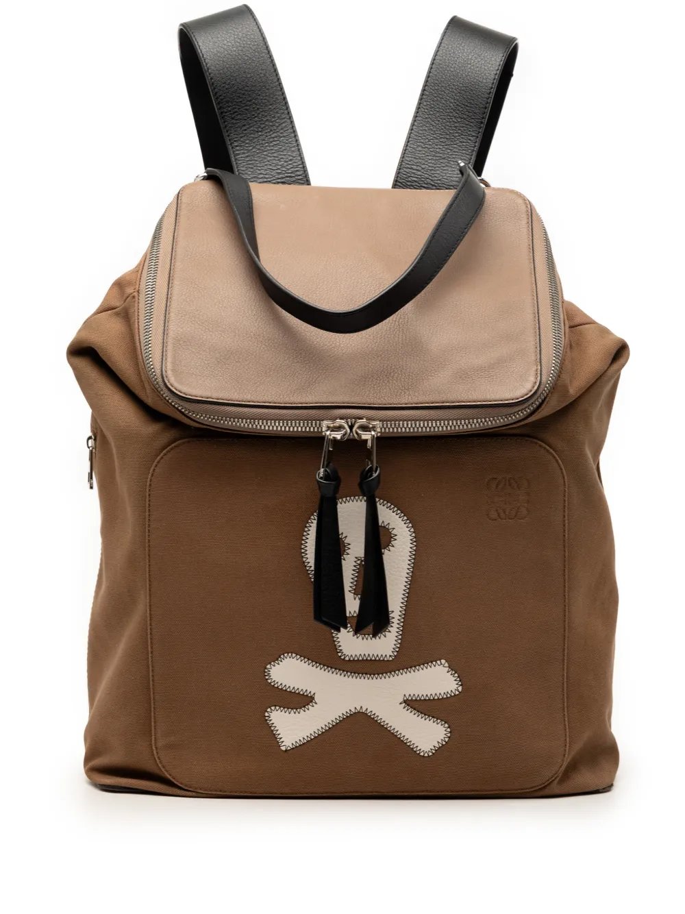 2017 Large Canvas Skull Goya backpack